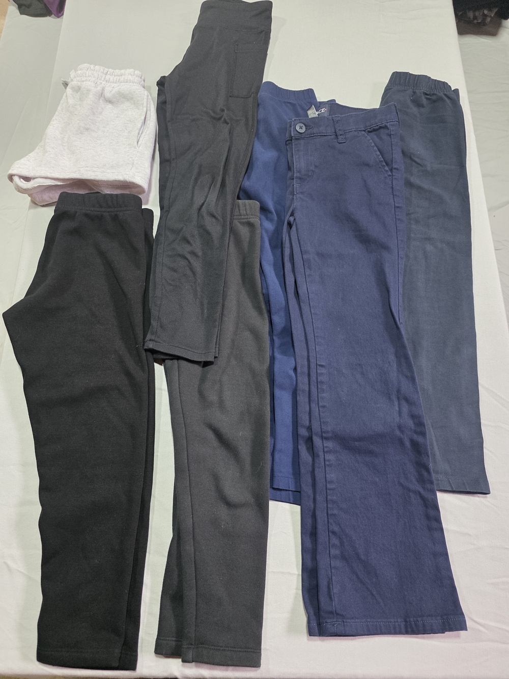 Girl's Black and Navy Pants Bundle Back to school.